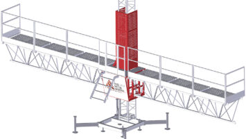 Platform İskele Tek Kolonlu